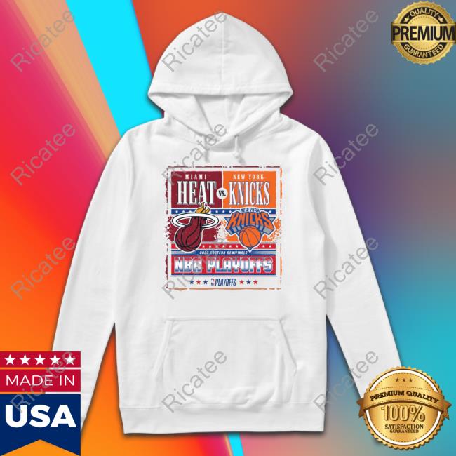 Heat Vs Knicks White Hot Matchup T-Shirt Heat Vs Knicks White Hot Matchup T-Shirt