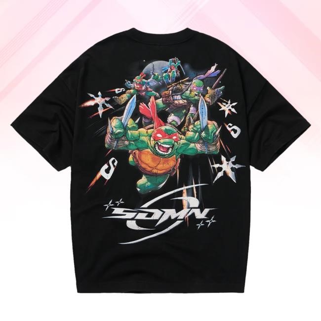 Official Sidemen Clothing Merch Store Shop Sdmn X Tmnt Shuriken Hoodie Sweatshirt