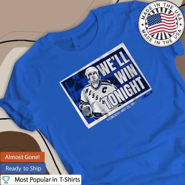 Official Mark Messier We’Ll Win Tonight Wednesday May 25 1994 Sweatshirt