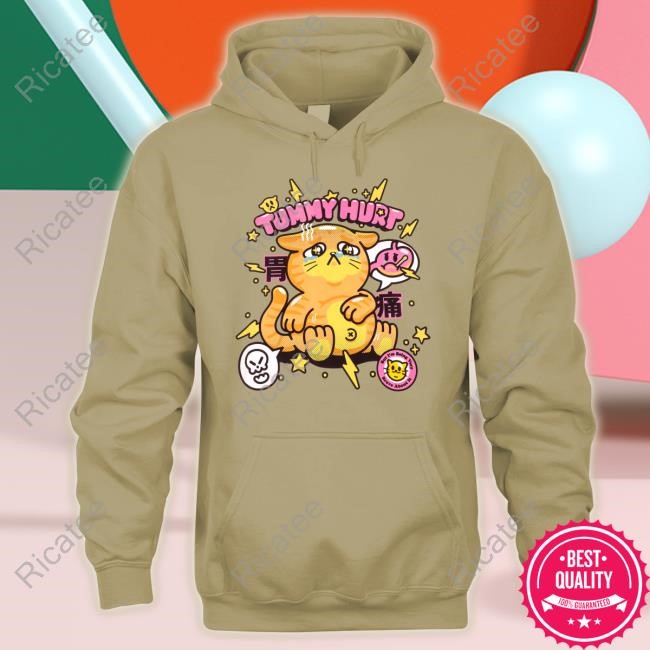 Shirtz Cool Tummy Hurt Cat New Shirt Hazbin Hotel Tummy Hurt Cat New Shirt