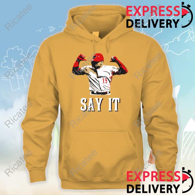 Say It Votto Still Bangs 2.0 T Shirt Cincinnati Clothing Co Say It T Shirt