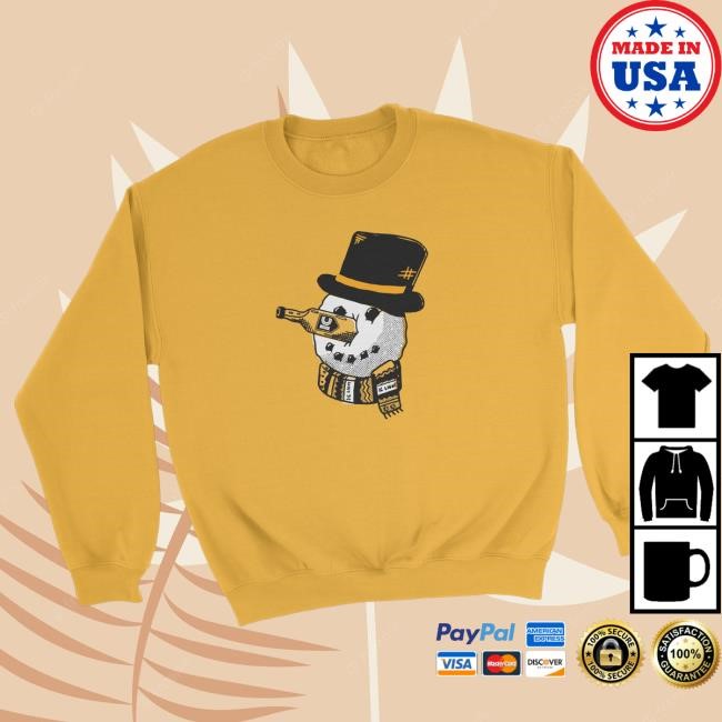 Trending Pittsburgh Brewing Merch Store I.C. Light Holiday Snowman Shirts