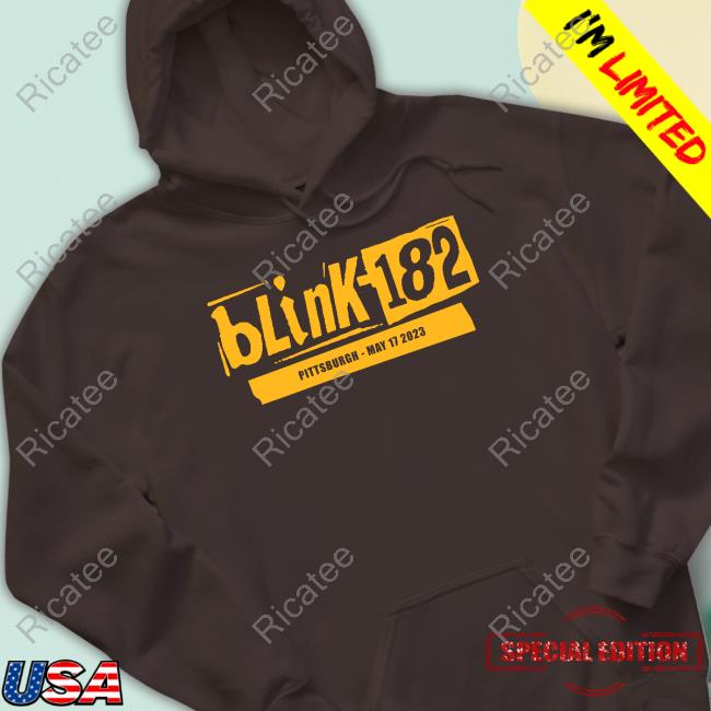 Ian Williams Blink-182 Event Tour Pittsburgh May 17 2023 Long Sleeve Tee