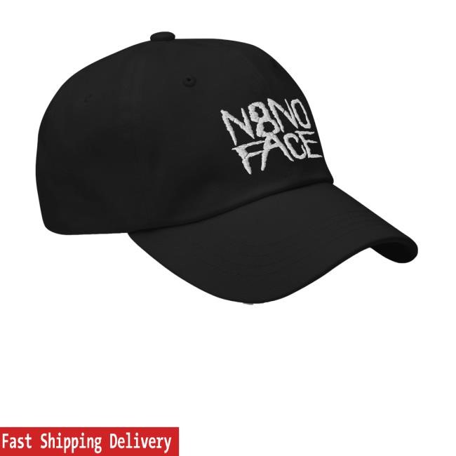 N8noface Merch N8noface Stacked Logo Embroidered Dad Hat