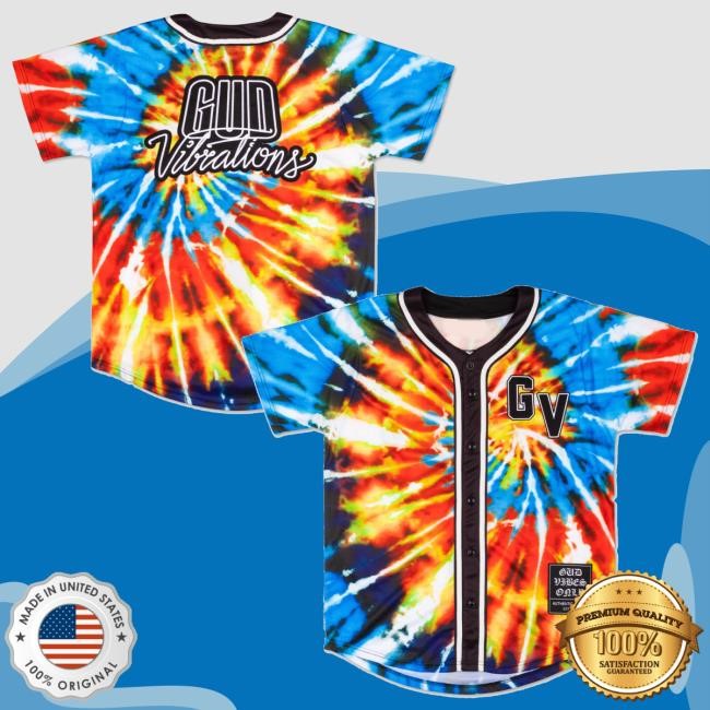 Slander Merch Store Gud Vibrations Tie-Dye Jersey Classic Shirt