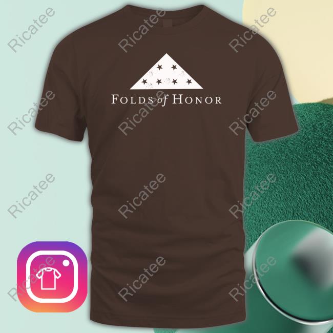 Bongino Wearing Folds Of Honor Long Sleeve Tee Shirt