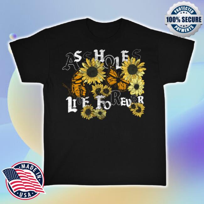 Original Assholes Live Forever Merch Store Summer Grunge Black Sweaters Lindafinegold Shop