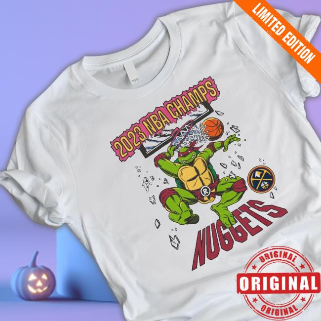 Denver Nuggets Homage Unisex 2023 Finals Champions X Tmnt Crewneck Sweatshirt