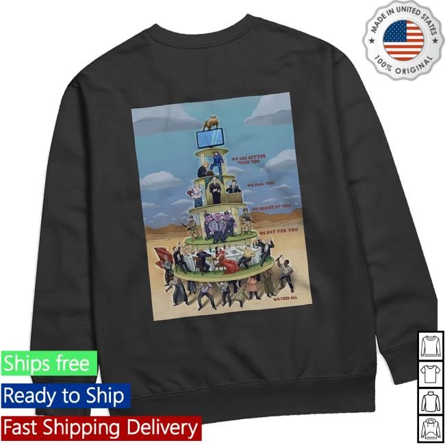 Deprogramshop Merch Store Capitalist Pyramid - 2024 Edition t-shirt, hoodie, tank top, sweater and long sleeve t-shirt