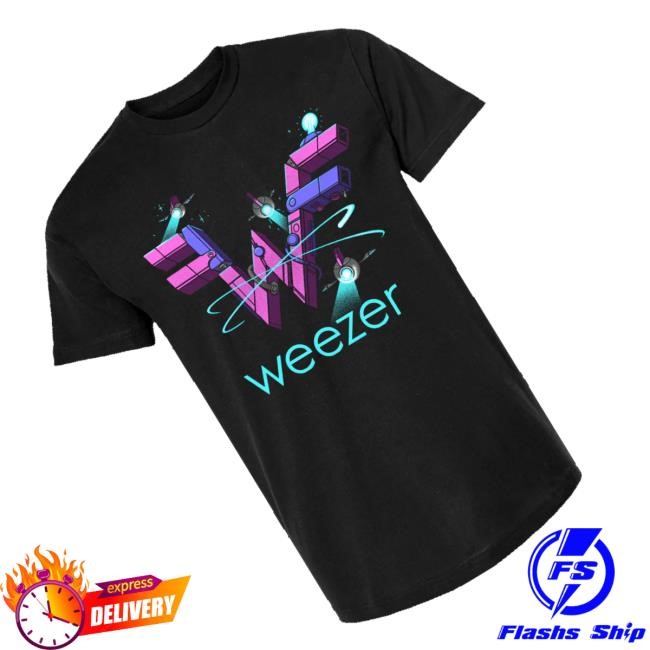 Weezer Web Robotic Logo T Shirt Weezer Web Merch Shop Store Robotic Logo Long Sleeve Shirt