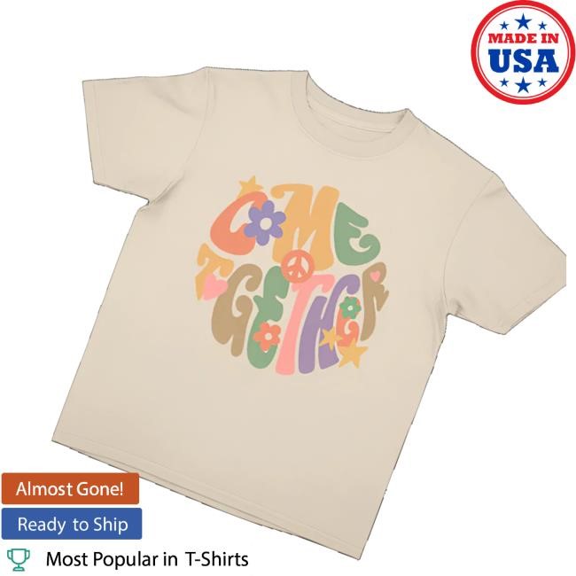 The Beatles Come Together Beige T Shirt