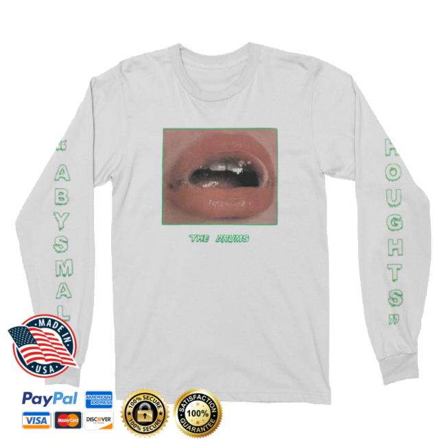 Original The Drums Merch Store Mouth Sweaters (White) Thedrums Shop