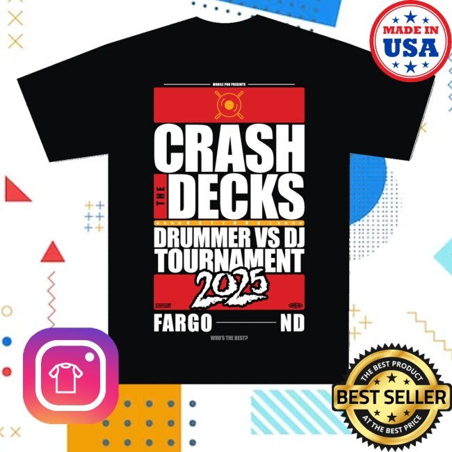 Crash The Decks 2025 Tournament Fargo, Nd Sweatshirt Crash The Decks 2025 Tournament Fargo, Nd Tank Top