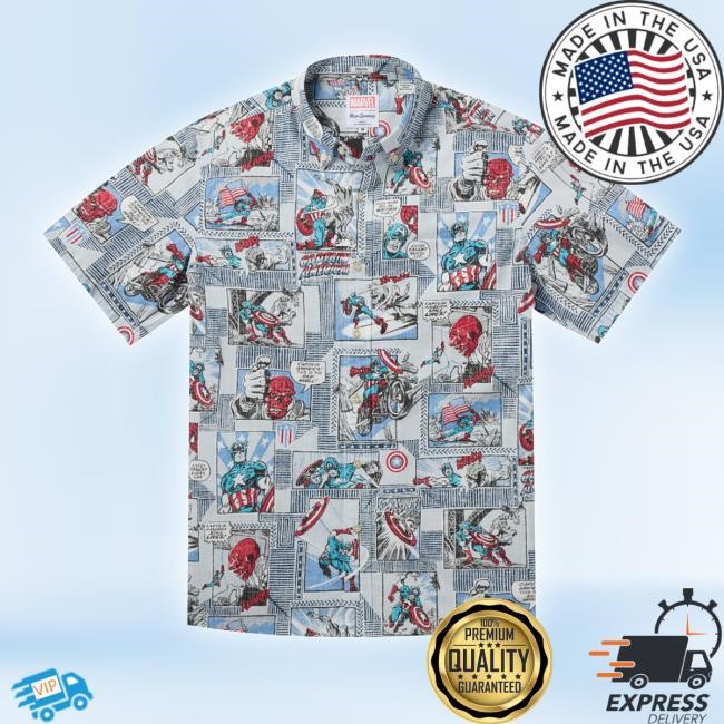 Reyn Spooner Merch Marvel Captain America Shirt