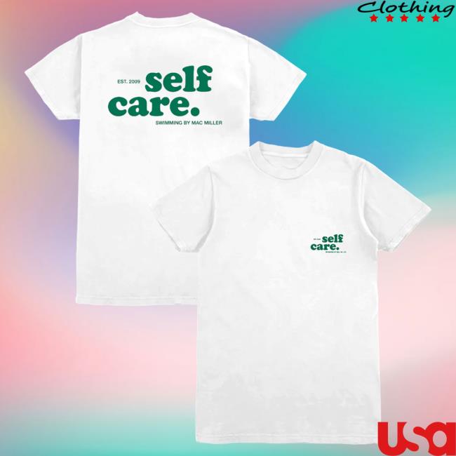 Official Mac Miller Apparel Clothing Store Merch Shop MacMiller Self Care Swimming By Mac Miller Shirts