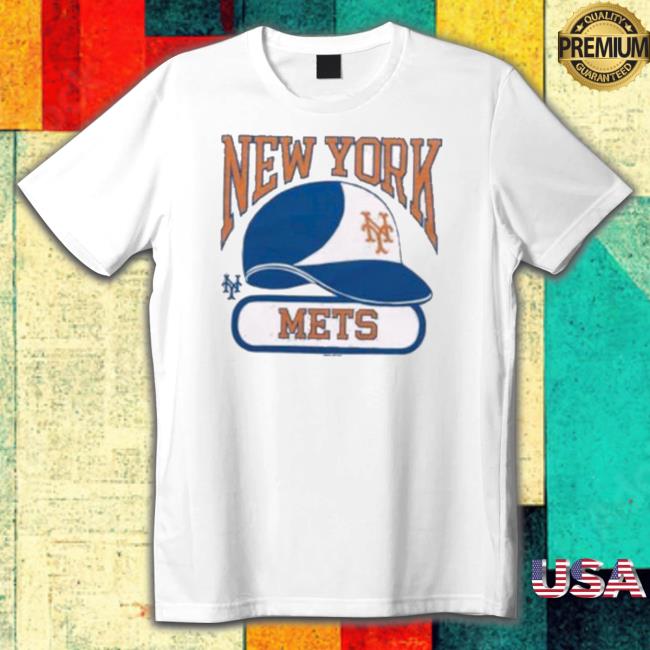 Homage Merch New York Mets Helmet T-Shirt