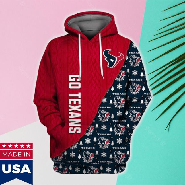 Houston Texans Cool Christmas 3D Sweatshirt For Men Women