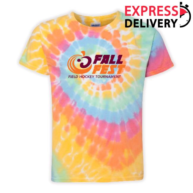 Trending Fall Fest Field Hockey Tournament 2023 Tie Dye t-shirt, hoodie, tank top, sweater and long sleeve t-shirt Aerial Spiral