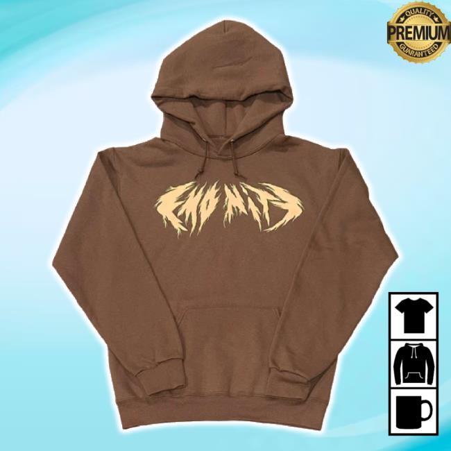 Trending Emonite Merch Store Crash Logo Hoodie - Brown Emonite Shop