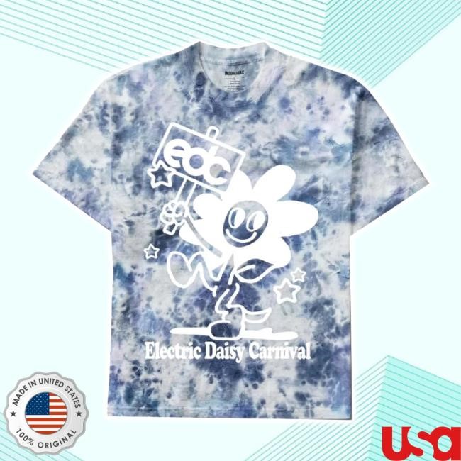 Original Edc Daisy Sign Tie Dye S/S Classic Shirt Insomniac Shop Store Merch