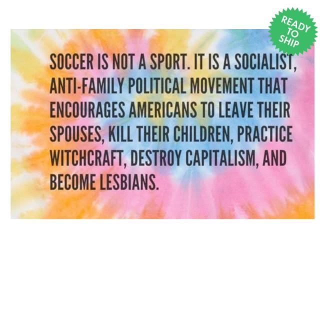 Olive & York Store Soccer Is Not A Sport Unisex Tie-Dye Hoodie Sweatshirt