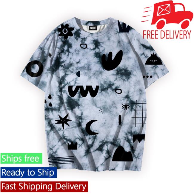 Funky Tie Dye Mens Oversize T-Shirt