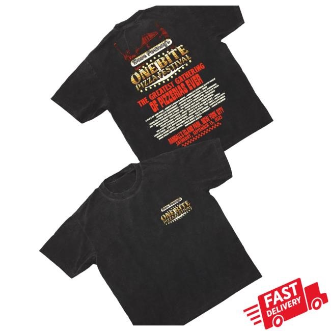 Barstool Sports Merch Shop Store One Bite Pizza Fest 2025 Icons Vintage Wash '47 Shirts