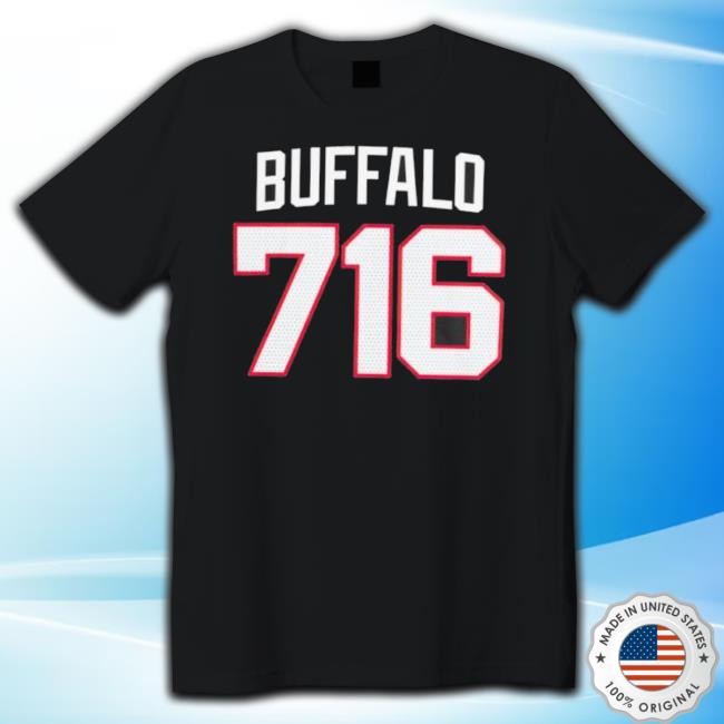 Buffalo Bills 716 Long Sleeve T Shirt
