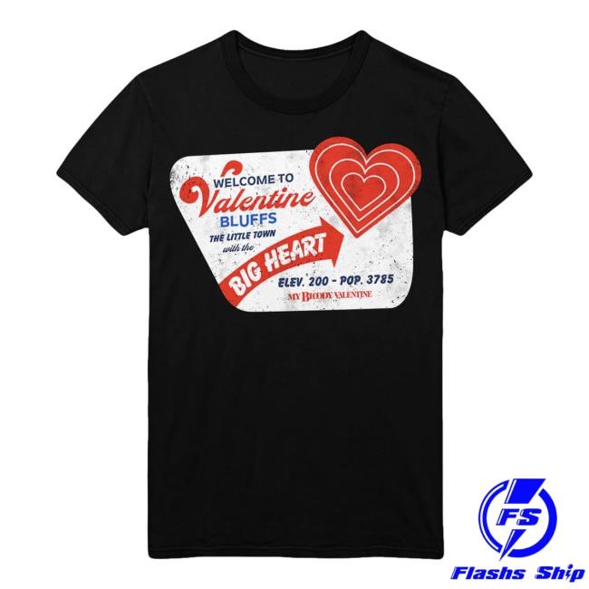 Gutter Garbs My Bloody Valentine Valentine Bluffs Sign Sweatshirt