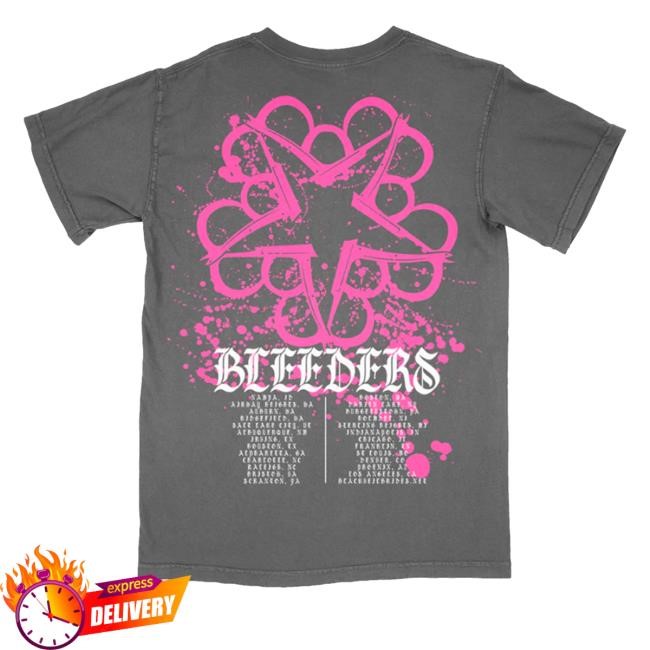Blackveilbrides Merch Store Bleeders Splatter Exclusive Shirts