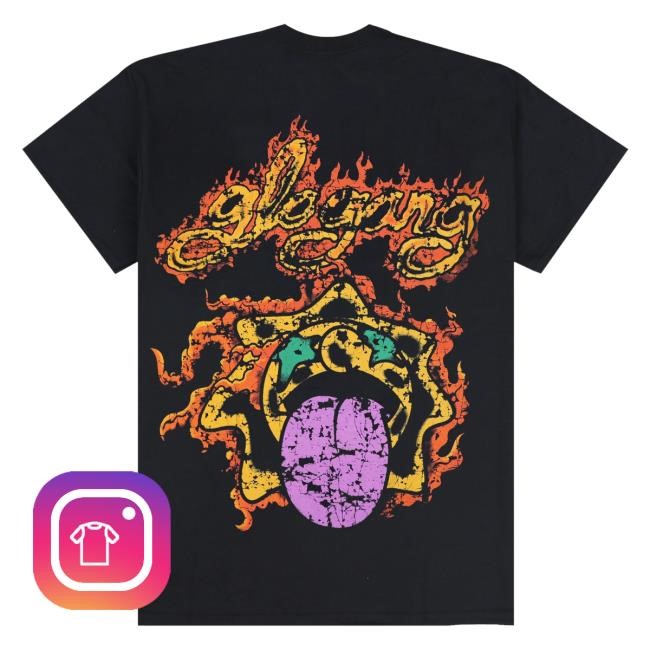 Glo Gang Worldwide Official Store Flaming Glo Tongue Classic Shirt