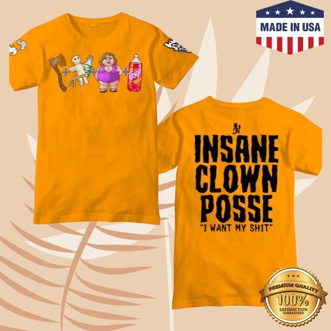 Insane Clown Posse Merch Shaggy 2 Dope Exclusive Joker Cards' I Want My Shit Sweatshirt