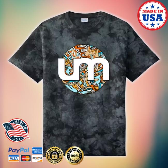 Official Umphrey's Mcgee Classic Um Circle Tie Dye Hoodie Sweatshirt