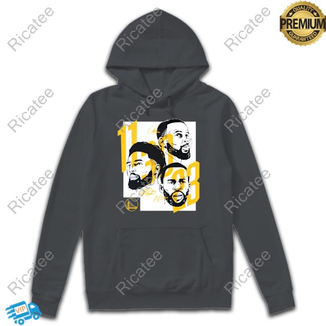 Official Warriors Store Golden State Warriors 11-30-23 Klay Thompson, Stephen Curry, And Draymond Green Tank Top