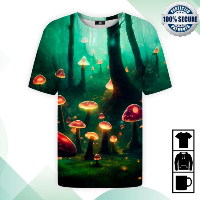Mrgugu Forest Mushrooms Hoodie Sweatshirt