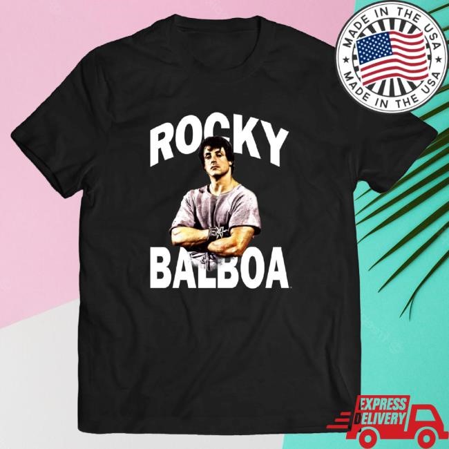 Official Sly Stallone Shop Merch Rocky Balboa Tee Shirt