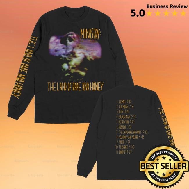 Ministry Merch Shop Store Official The Land Of Rape And Honey Album T Shirt Ministry Merch Shop Store Official The Land Of Rape And Honey Album T Shirt