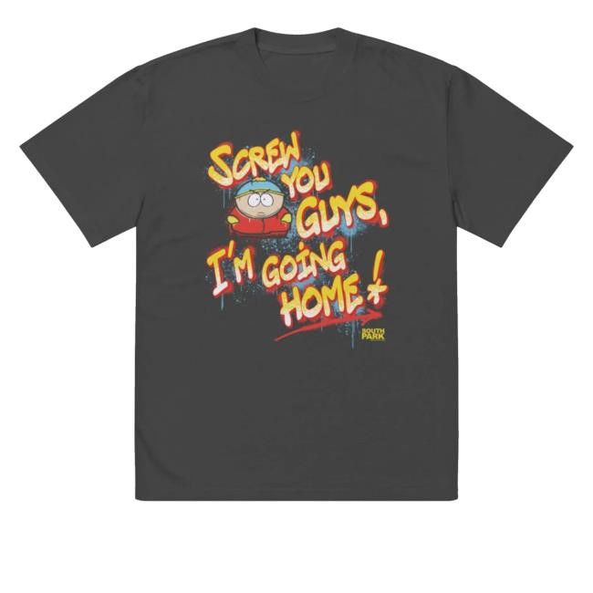 South Park Cartman Screw You Guys Graffiti Classic Shirt