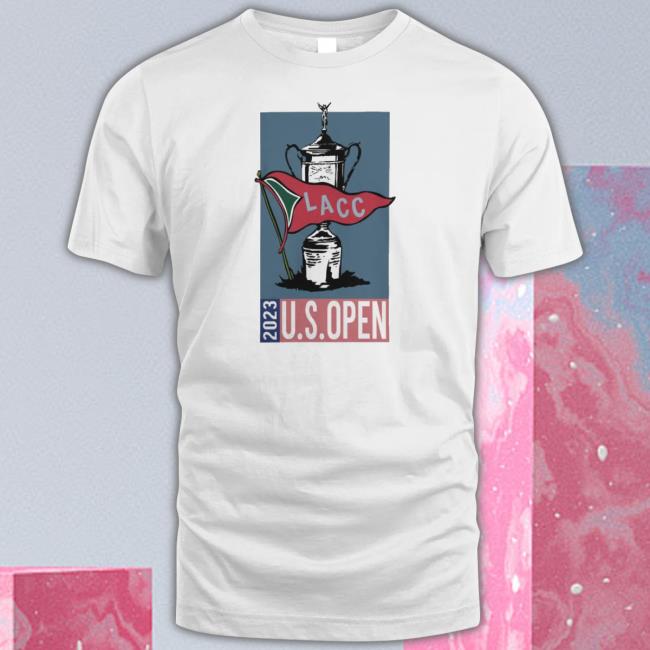 Official Men’S 2023 U.S. Open Footjoy Heather Gray Block Logo Shirt