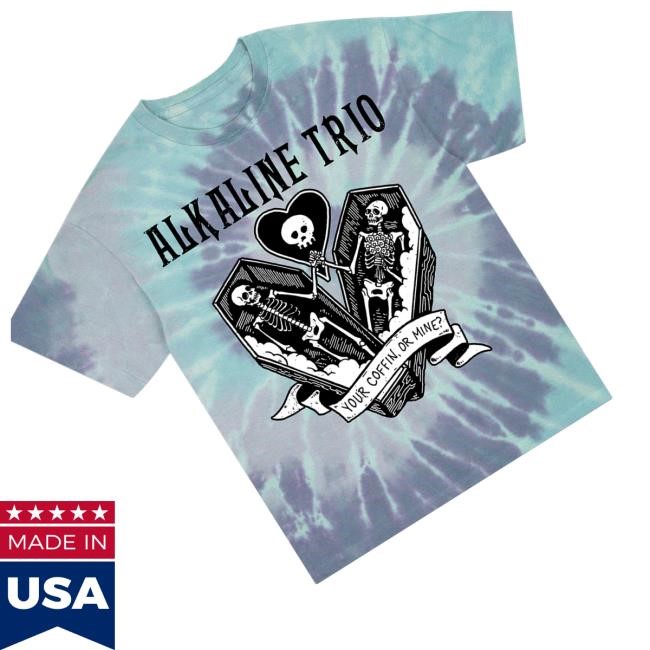 Official Alkaline Trio Your Coffin T Shirt