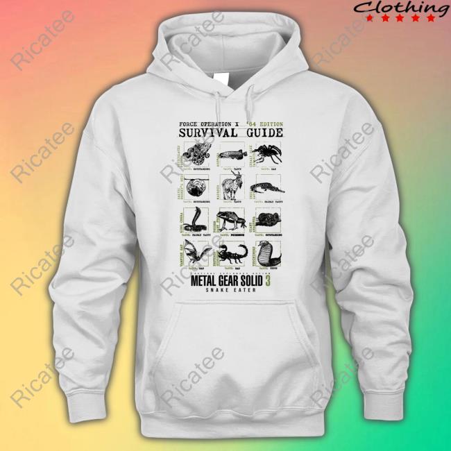 Official Metal Gear Solid 3 Snake Eater Survival Guide Tee