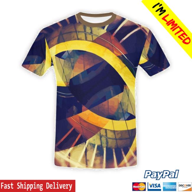 Men's Digital Art Cosmic Portal Short Sweatshirt