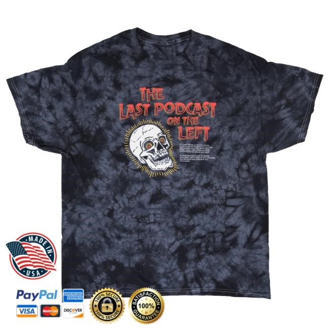 Last Podcast Merch Glow Skull Hoodie