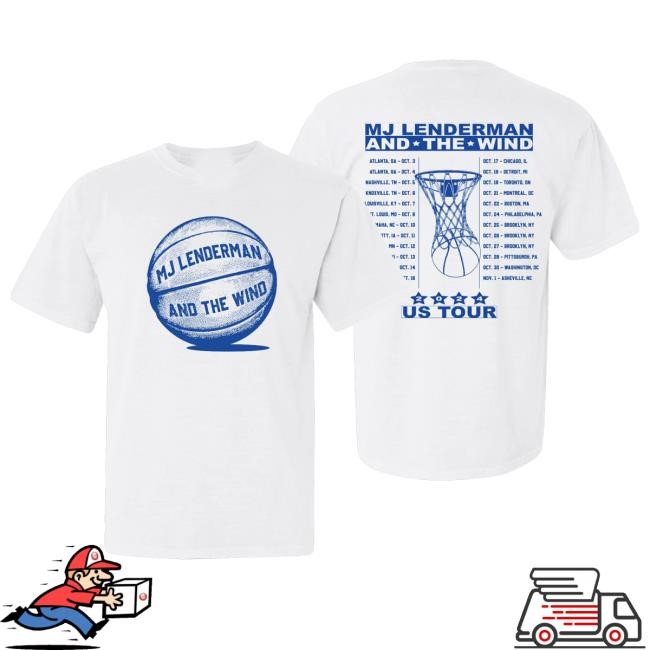 Official Mj Lenderman Merch Basketball Tour Tee 2024 Crewneck Sweatshirt
