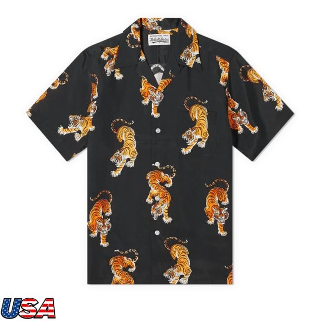 Wacko Maria X Tim Lehi Hawaiian Tiger T Shirt