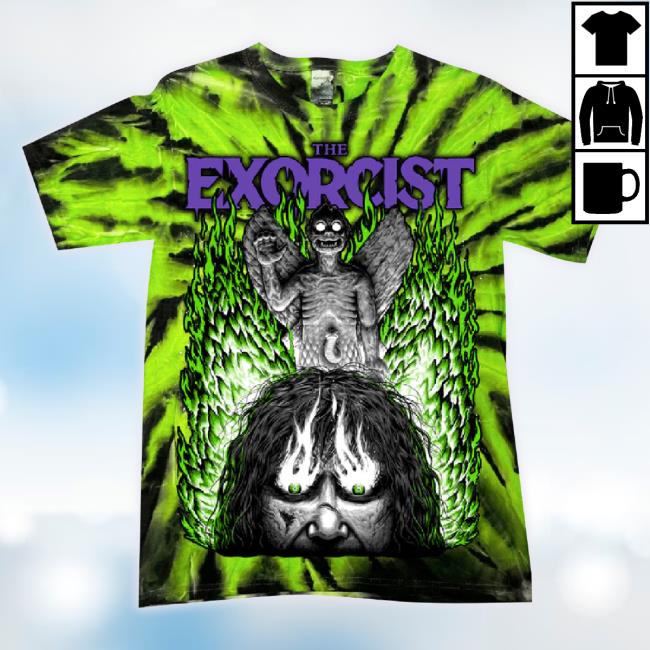 Official Creeporama Shop The Exorcist - Tie Dye Classic Shirt