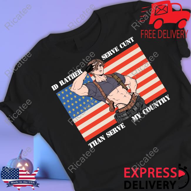 I'd Rather Serve Cunt Than Serve My Country Leon Kennedy Hoodie