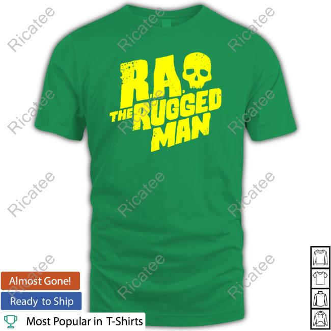 Ratheruggedman Store R.A. The Rugged Man Skull T Shirt