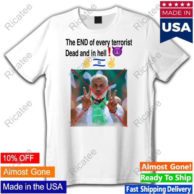 Yoseph Haddad The End Of Every Terrorist Dead And In Hell Hooded Sweatshirt