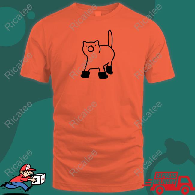 Puss In Boots T-Shirt Poorly Drawn Cats